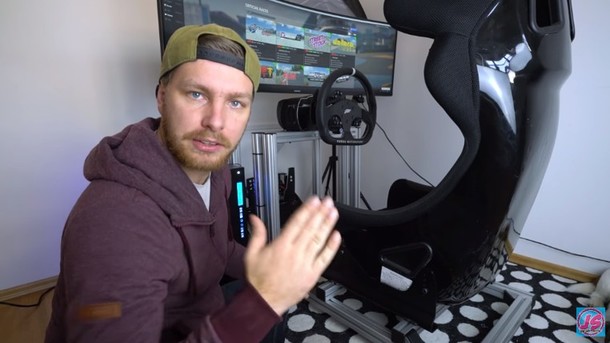 News - Mein neuer Simulator ist fertig - Profi Rennfahrer Jan Seyffarth