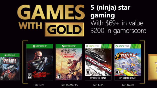 Xbox LIVE - Xbox - February 2018 Games with Gold